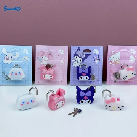 1 Sanrio Lock with Keys - Picture 9 of 13